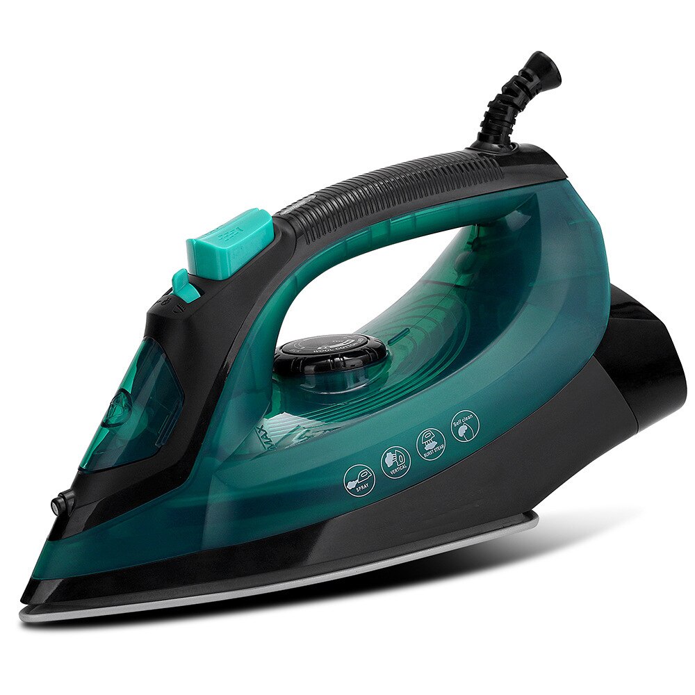 High Power Stoomstrijkijzer Draagbare Mini Ijzer Multifunctionele Thuis Handheld Automatische Power-Off Schoon Verstelbare Elektrische Strijkijzers 2600W: green / UK