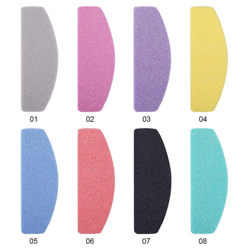 5 st dubbelsidiga nagelfilsset slipsvamp slipblock slipmaskin nagelbuffert nagelkonst verktygssats salong