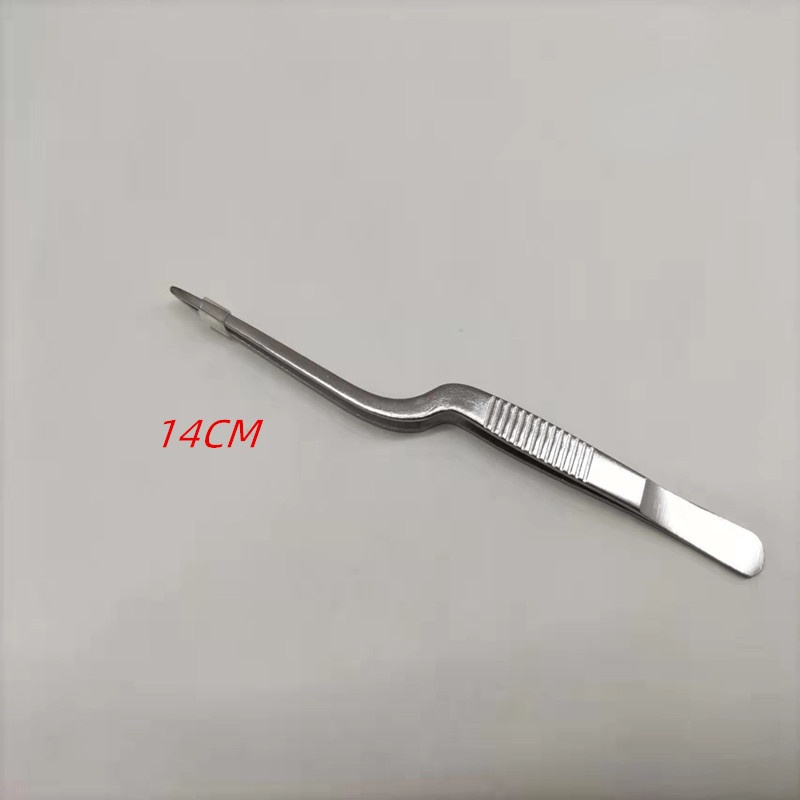 Keuken Tang Keukengerei Bbq Tweezer Voedsel Clip Keuken Chief Tang Rvs Draagbare Voor Picknick Barbecue Koken: 14CM