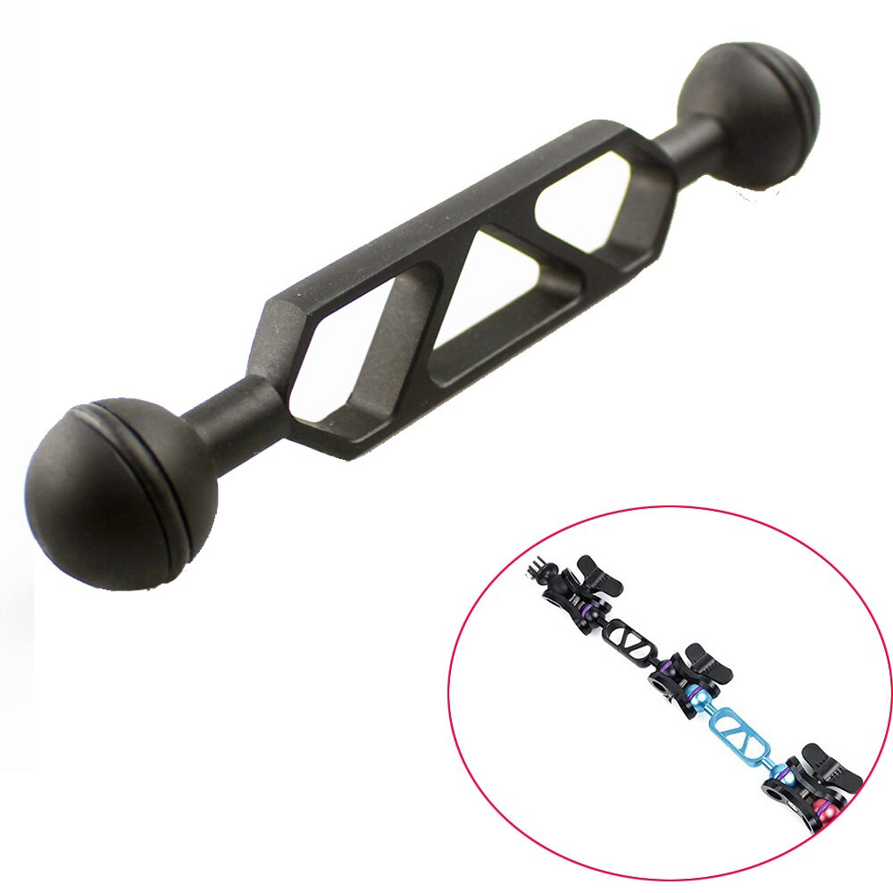 Diving Arm Extension Ball Joint Extension Underwater Photography Mount Bracket Strobe Scuba Diving Torch Light Kit