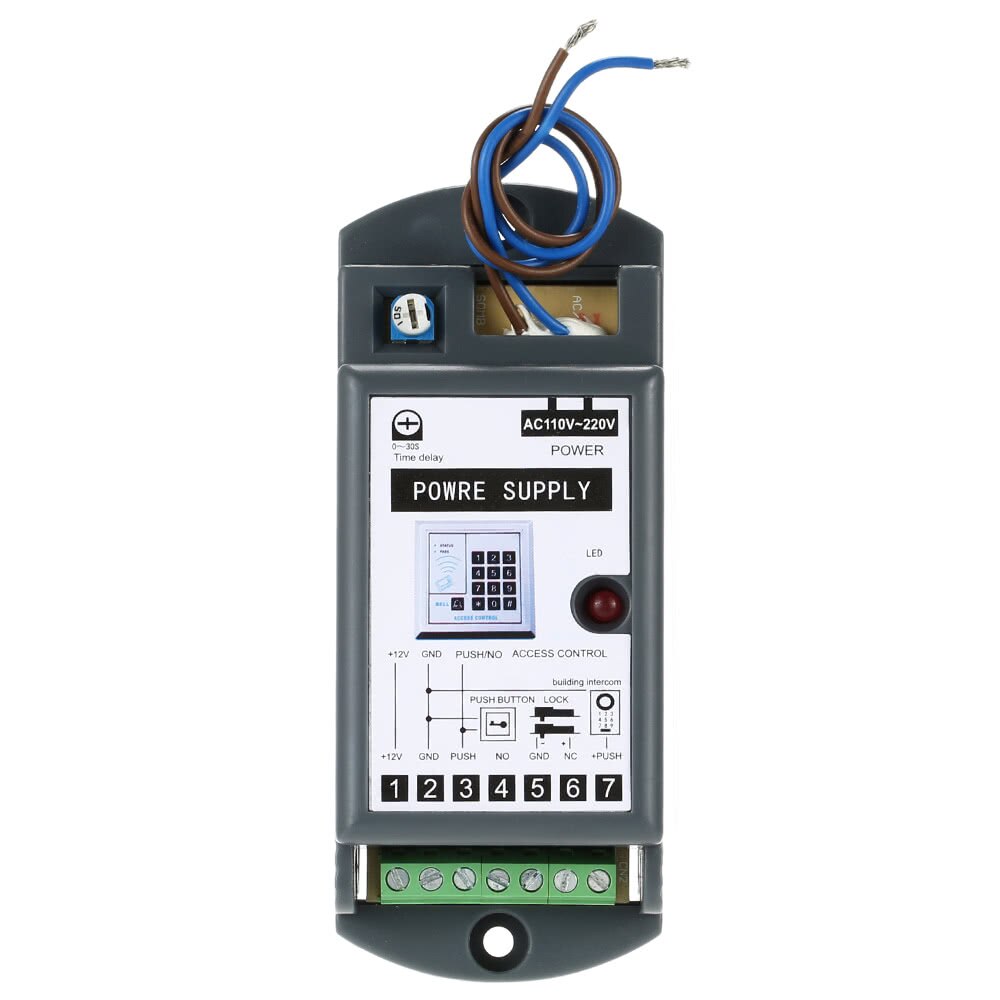 Tür Zugriff Kontrolle System Netzteil em Tastenfeld Zugriff 12V/3A 110V 220V Netzteil Tür eintrag Zugriff Kontrolle System