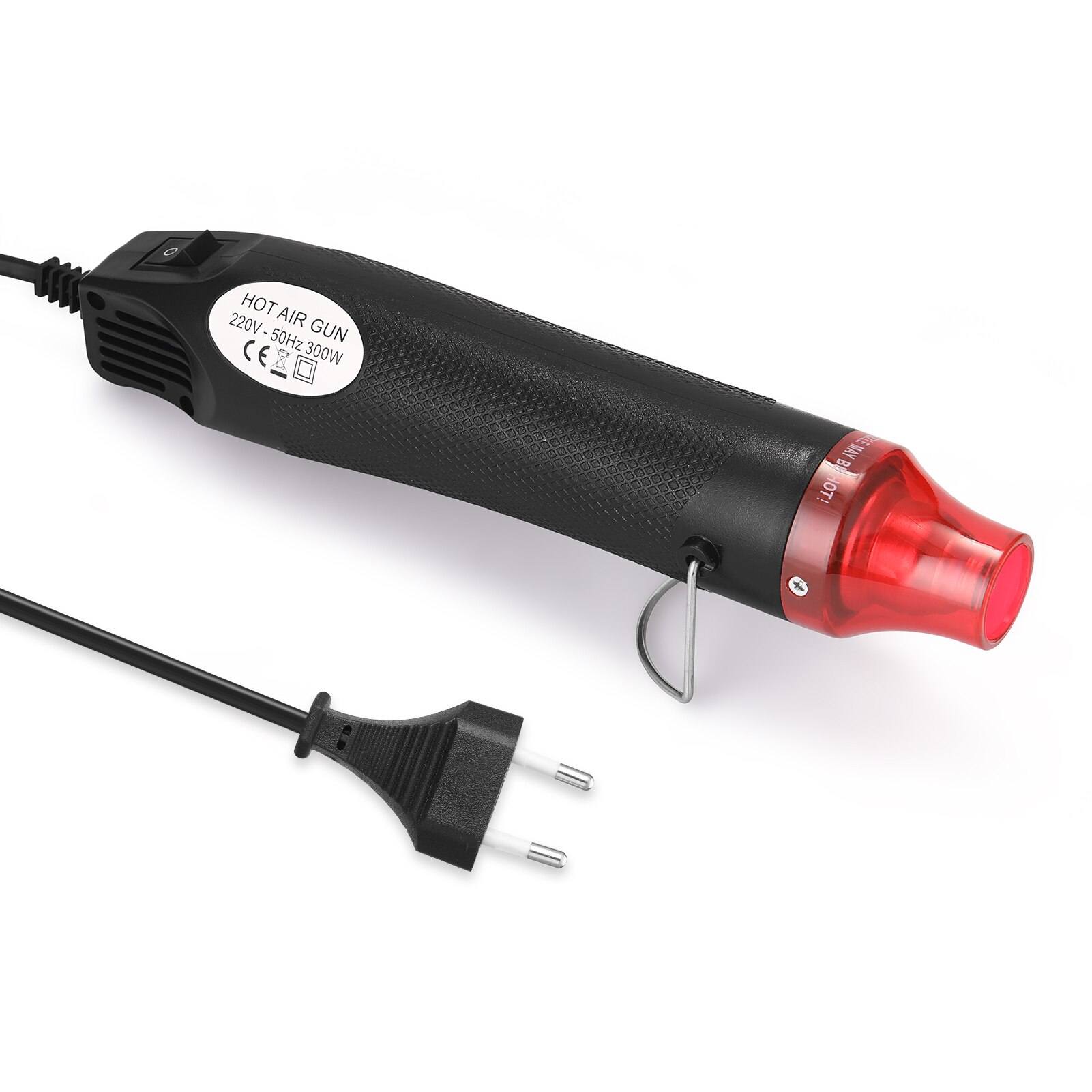 Diy Air Machine Diy Gebruik Van Warmte Machine Met Ondersteunende Beugel Elektrische Air Power Tool Krimpen Kunststoffen Diy Gereedschap: EU plug black