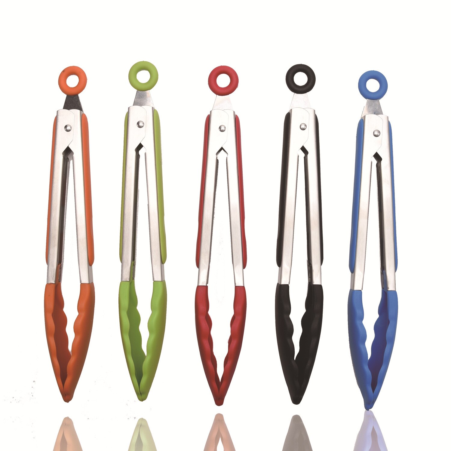 1 PC Siliconen Voedseltangen Keuken Koken Gereedschap Gebruiksvoorwerpen Tang Barbecue Anti-Slip Voedsel Clippers BBQ Gereedschap Accessoires