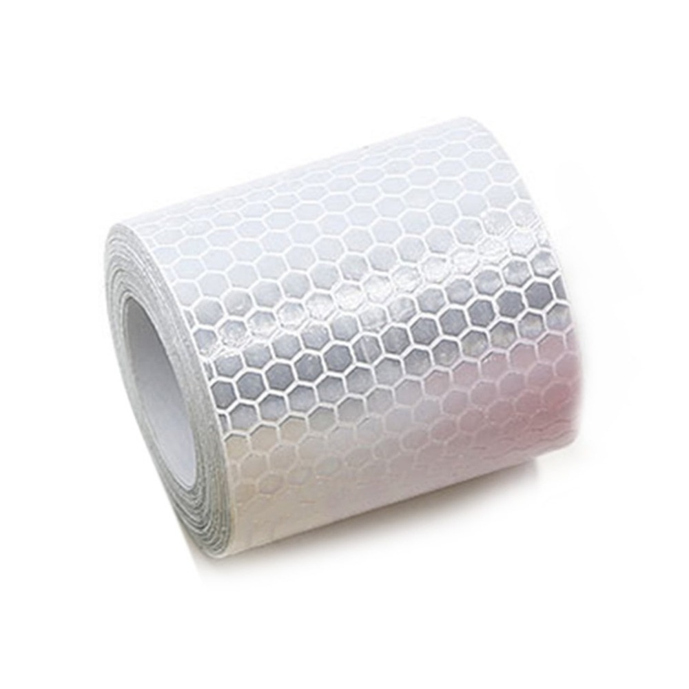 5Cm * 3M Veiligheid Mark Reflecterende Tape Stickers Auto-Styling Zelfklevend Waarschuwing Tape Automobiles Motorfiets Reflecterende film