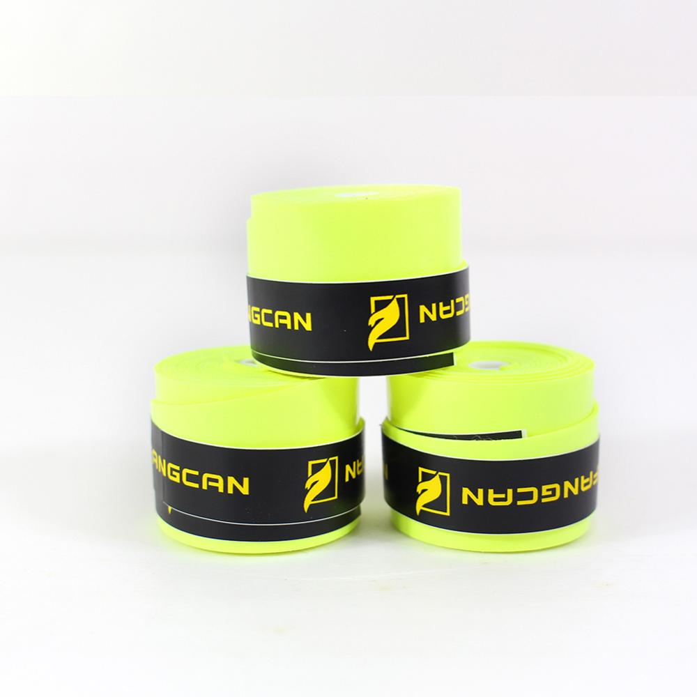 FANGCAN 3Stck Ersatz Klebrige Griffbänder Padel Über Griffe Tennis Badminton quetschen Schläger Griff Band: fluoreszierend Gelb