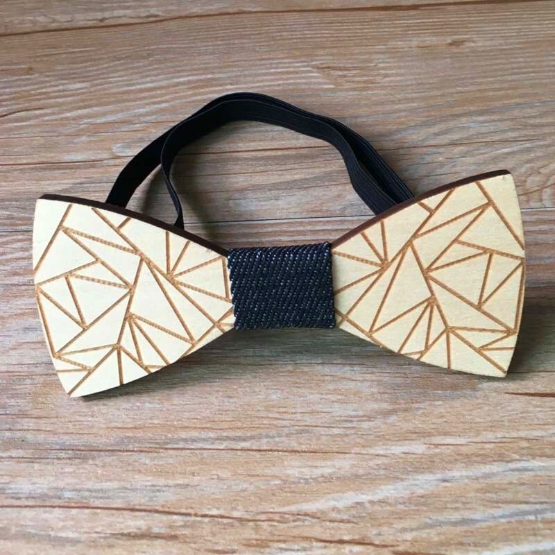 Original Holz Bogen Tiet Gentleman Bräutigam holz krawatte Schmetterling Hochzeit Party Bogen Krawatten Schmetterling Holz Krawatte Für Mann: 6