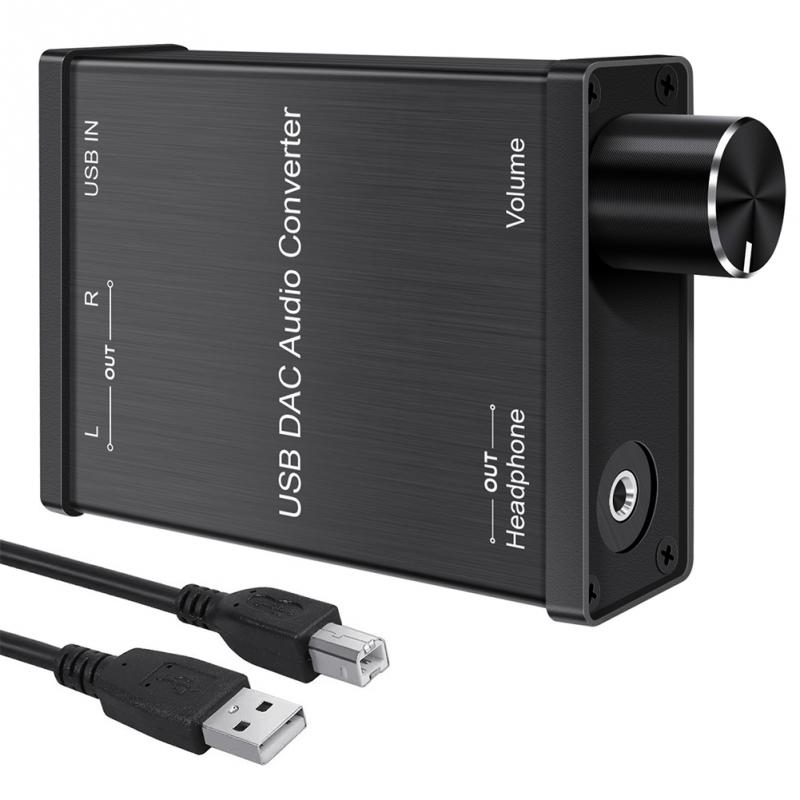 Draagbare Business Universele Kantoor Dac Decoder Ondersteuning Dolby Audio Converter Dts Optische Out Stereo Usb Digitaal Naar Analoog Studio