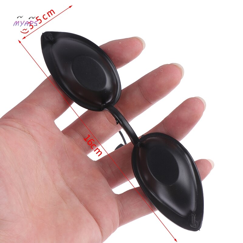 1Pcs Sunbathing Eyewear tanning goggles Beach Soft adjustable UV Skin tanning Eye Protection UV Shield Glasses black