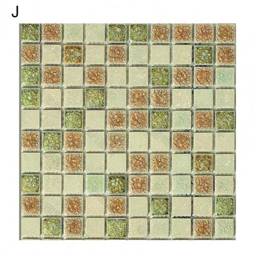 1/12 Dollhouse Floor Sticker Wall Decal Kitchen Bathroom Miniature Accessory Pretend Play Game Props Kid Boy Girl Toy: J