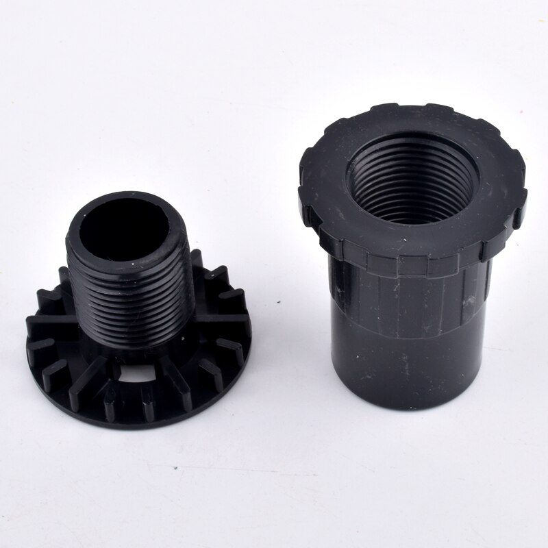 20-50mm PVC Pipe Connector Straight Drainage Joint Aquarium Fish Tank Accessories Garden Watering Irrigation Water Tube Fittings