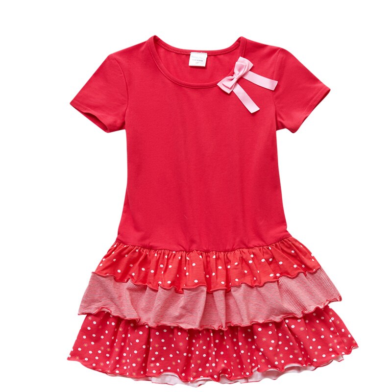 Zoete Kinderen Meisje Kleding Casual School voor Meisjes Tutu Jurk Kids Girl Party Wear Kleding Kerst Baljurk 3 -8 jr