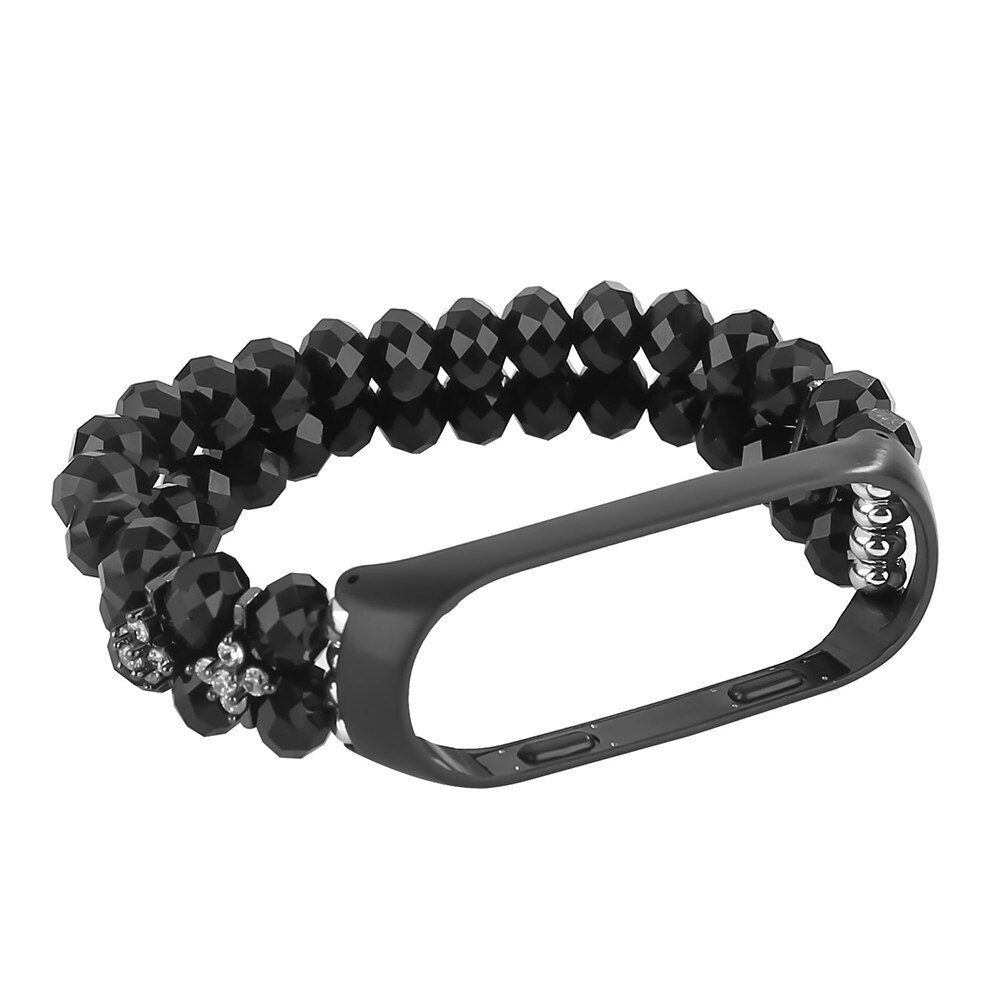 Luxe mi band 5 bandjes sieraden armband voor xiaomi mi band 4/3 correa dressy bandjes vervangende kristal dames meisjes pulsera roze