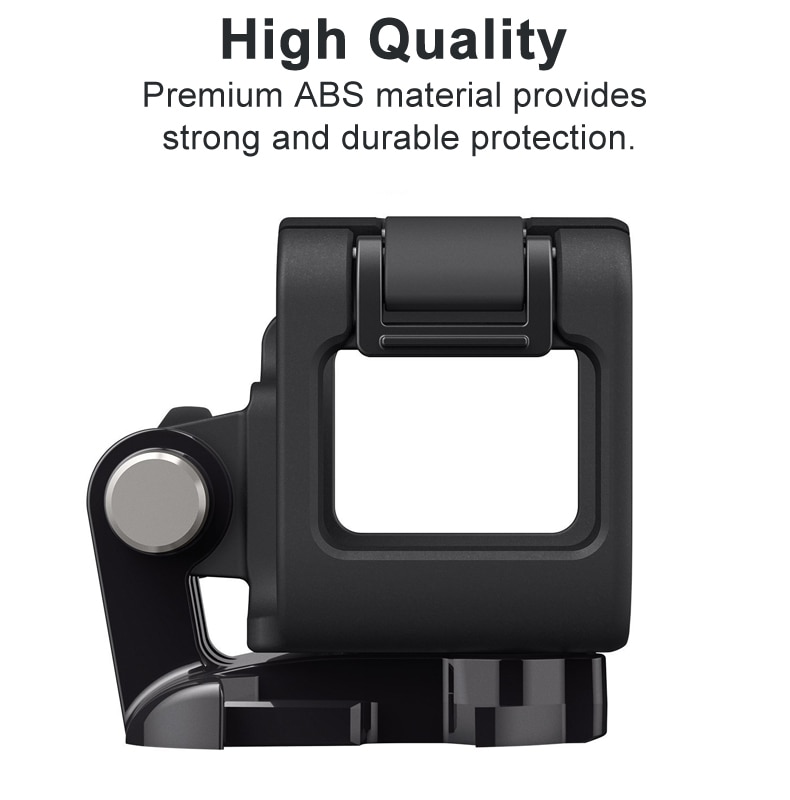 Funda de marco para GoPro Session 5 y 4, Protector de pantalla de vidrio templado para Go Pro Session 4 y 5, accesorios para cámara