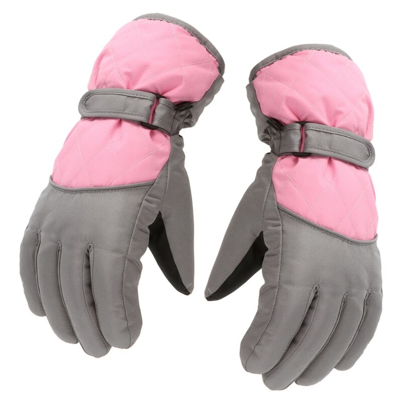 Kinder Kind Winter Verdicken Warme Berg Snowboard Ski Handschuhe Wasserdichte Handschuhe: 5-L
