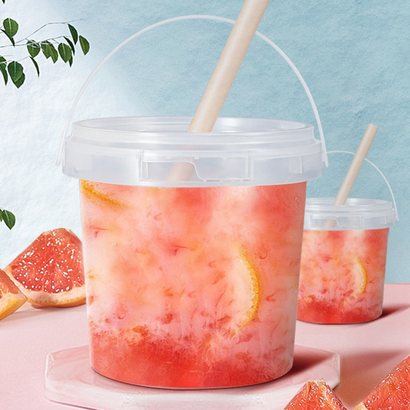 150ml-1500ml bpa-freier leerer Plastik eimer mit Deckel luftdicht pp Gläser klarer Behälter für sterben Lagerung von Lebensmitteln