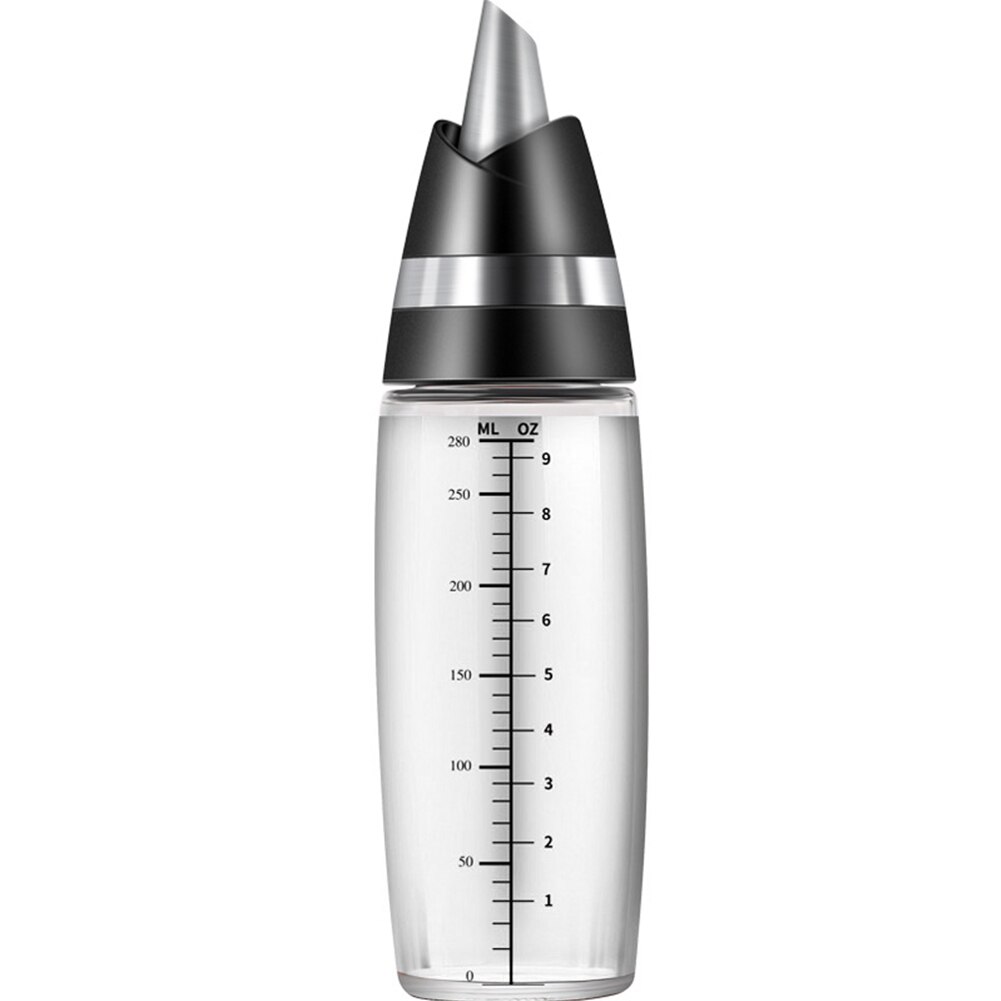 Premium olivenolje flaske uten drypp glass olje skjenker kjøkken olivenolje beholder eddik måle tut flaske 350ml: Default Title