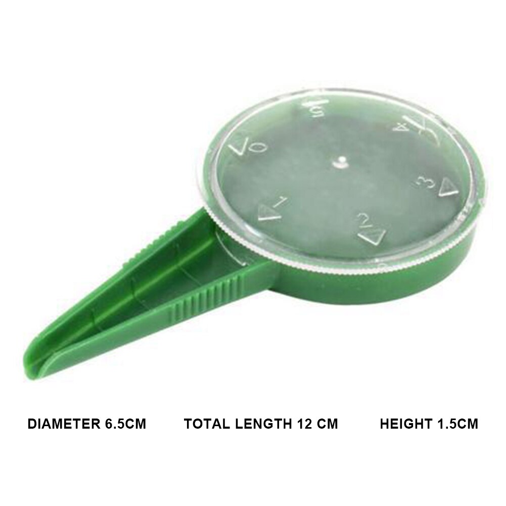 Green mini seeder gardening tool household small seeder 5-speed adjustable to adapt to various sizes of seeds