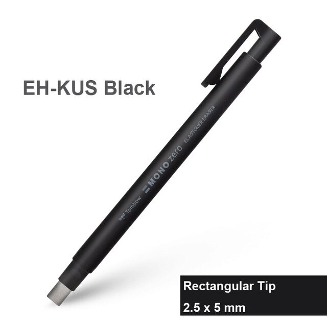 Gomme à effacer de peinture douce hetrône plat/pointe en caoutchouc Super Fine Type de stylo gomme à crayon de haute précision professionnelle pour Manga Highligh: 6