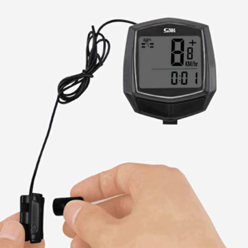 SD-581 Waterproof Bicycle Computer Cycling Wired Stopwatch MTB Road Speedometer Odometer Sensor Mini Digital Riding Accessories