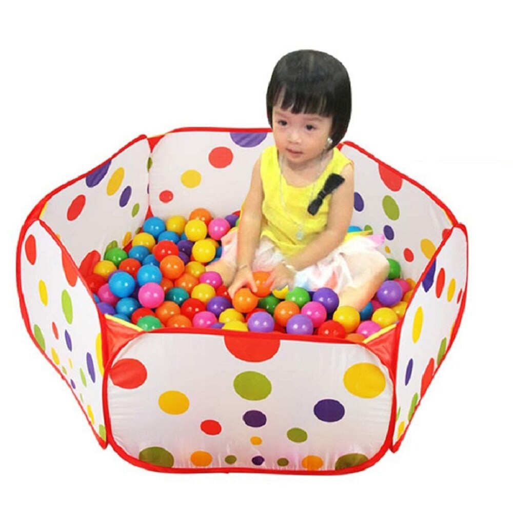 Børneboldspil afstemningstelt toddler boldkasse til småbørn 1m