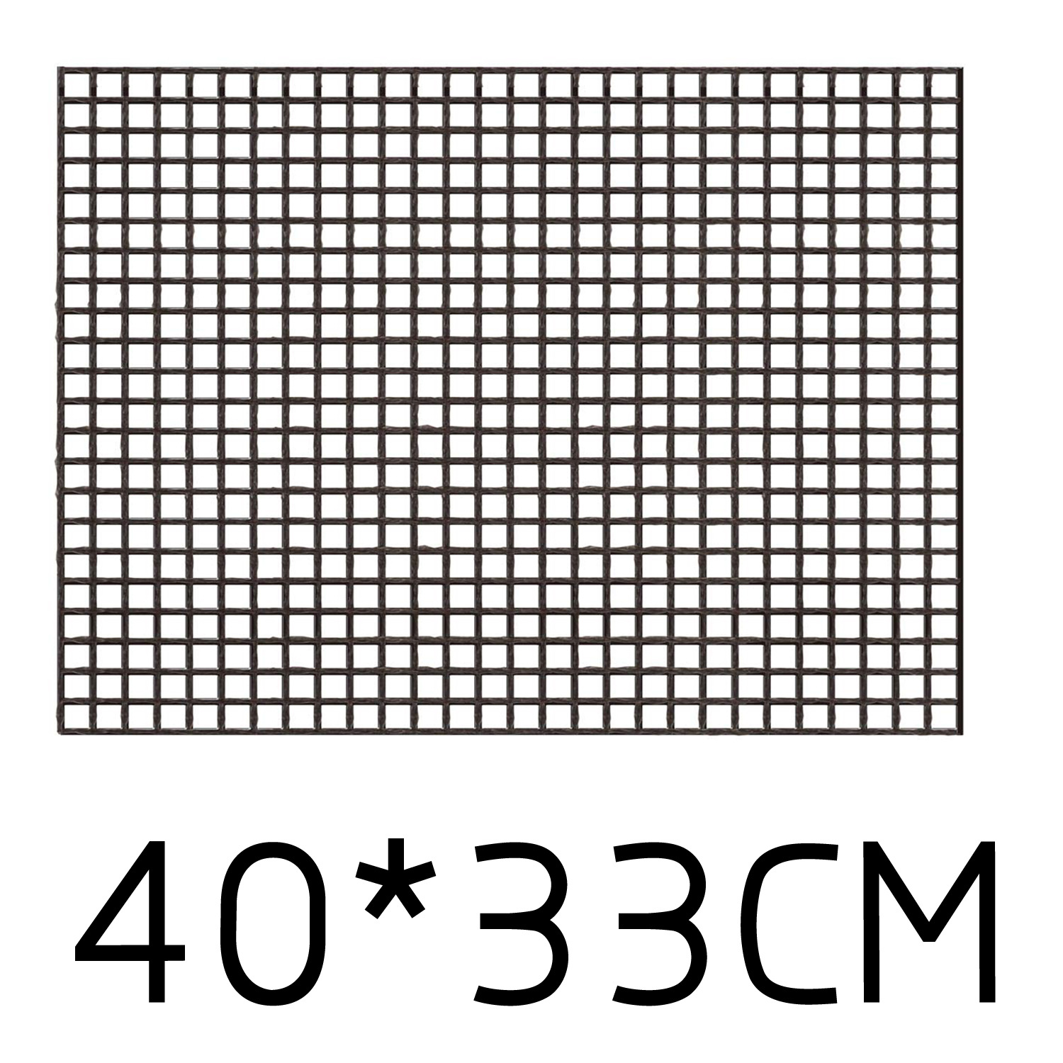 Non-stick BBQ Grill Mat Barbecue Baking Pad Reusable Barbecue Grill Mesh Mat For Outdoor Cooking BBQ Grill Accessories: 40x30 Grill Mesh