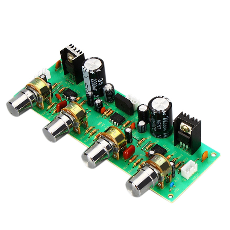 12V NE4558 HIFI Preamp Tone Board Bass Treble Volume Control Pre-Amplifier Board: Default Title