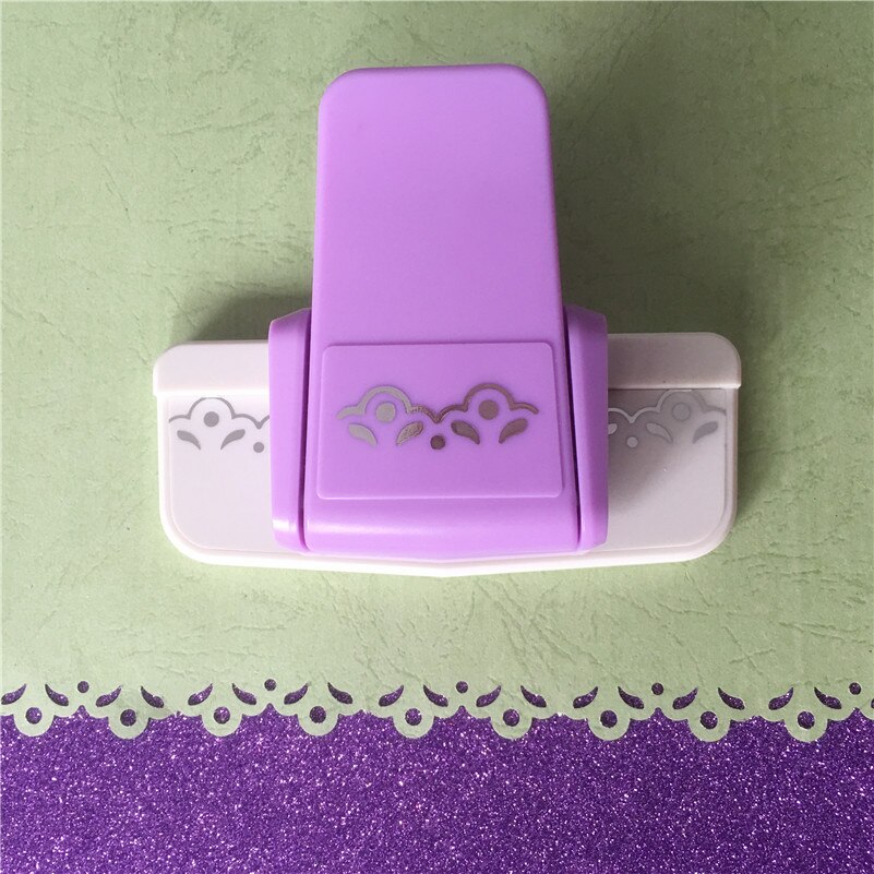 Jasmine fancy border punch flower craft punch scrapbooking popular embossing puncher for DIY foam paper cutter