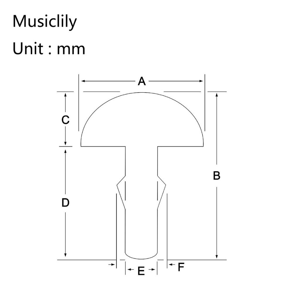 Musiclily Profi 2,7mm Edelstahl Jumbo Messgerät 24-Stück Bund Draht einstellen für Gibson/Epiphone Gitarre