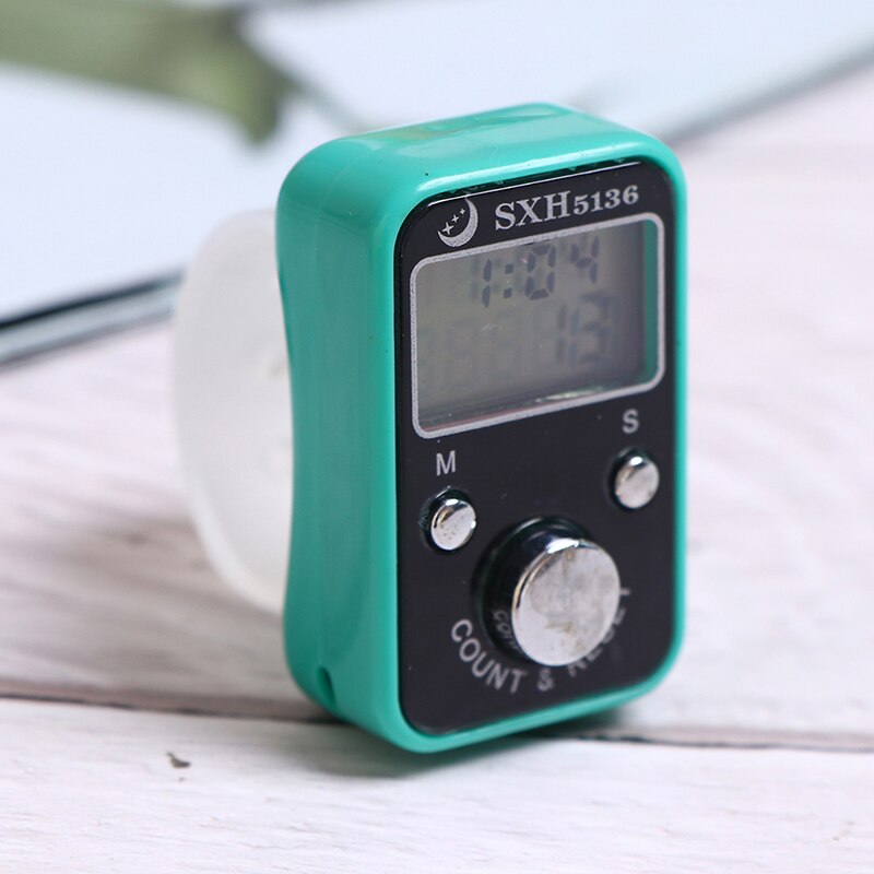 Mini Finger Rows Counter LCD Electronic Digital Tally Counter Manual Counter Random Color