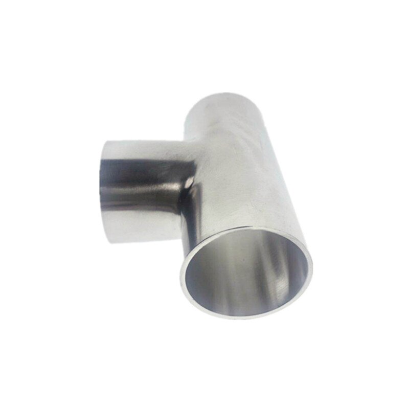 TYPE T Joint Sanitary Welding Pipe Connection Fittings polishing 304 Stainless Steel Food grade