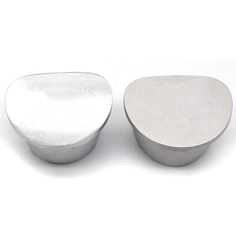 2 Stuks Tandheelkundige Agar Box Aluminium/Plastic Prothese Dupliceren Kolven Model Doos Tandheelkundige Benodigdheden Plastic Kolf Laboratorium Materiaal