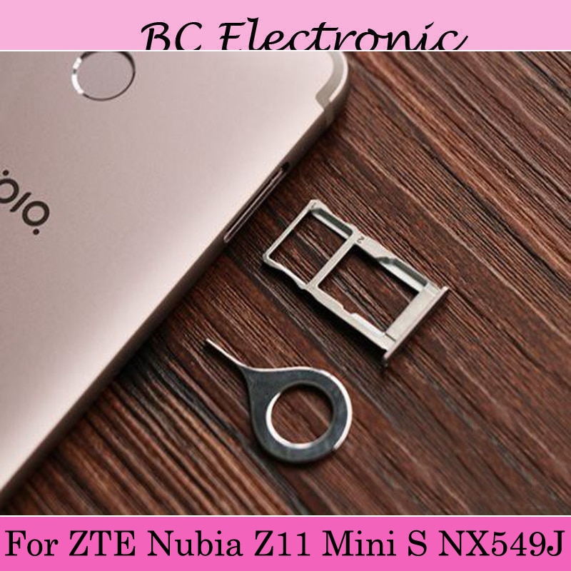 Voor ZTE Nubia Z11 Mini S Minis NX549J NX 549J Nano Sim + Micro Sd-kaart Lade Houder Slot Socket vervangende Onderdelen