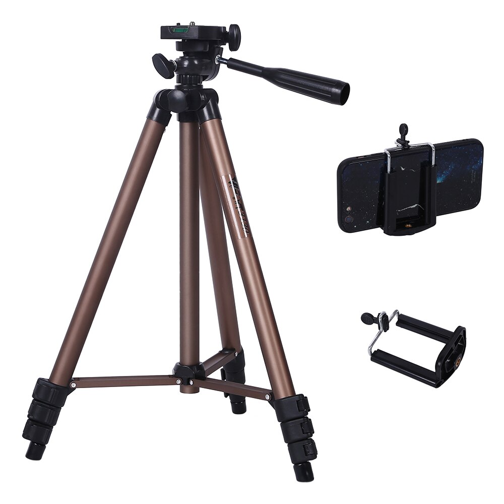 Profesional Metalen Camera Statief Voor Canon Nikon Sony Dslr Camera Camcorder Portable Statief Telefoon Camera Max 120Cm: Set