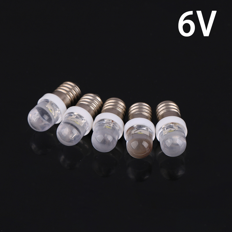 5Stck e10 LED-Lampe e10 dc 3v 6v 12v 24v Instrumenten lampe e10 Anzeige lampe altmodische Taschenlampe Taschenlampe DIY Arbeit Mini Licht: veränderbar
