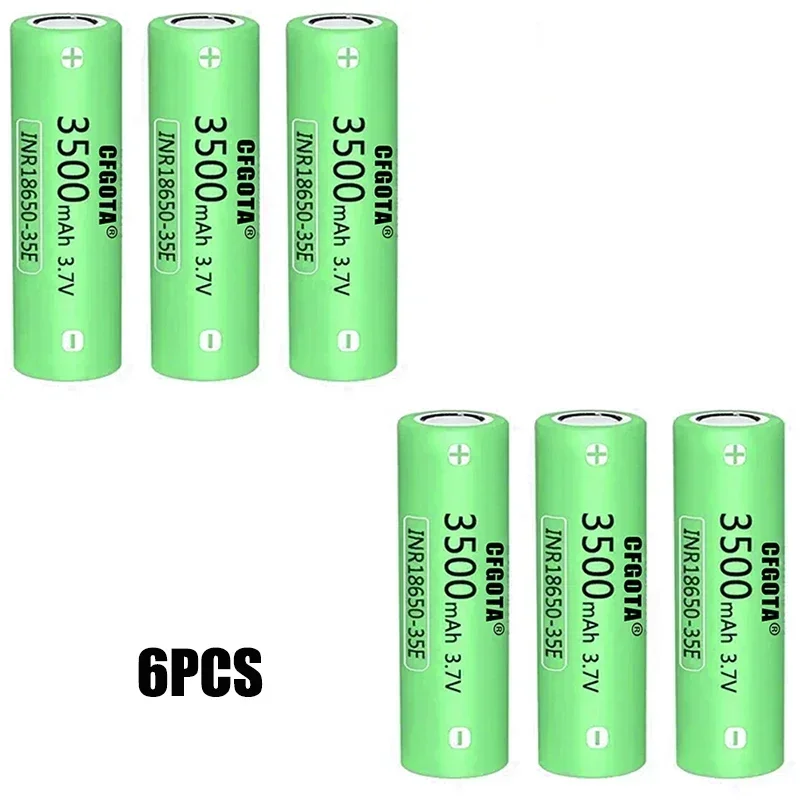 100% original 18650 3500mah 20th discharge inr18650 35e 3500mah 18650 3.7v li ion rechargeable battery: Beige