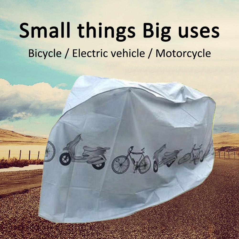 Waterproof Dust-proof Outdoor Motorcycle Motor Cover Electric Bike Covers Motor Raincoat Suitable Bicycle Protector for Bicycle