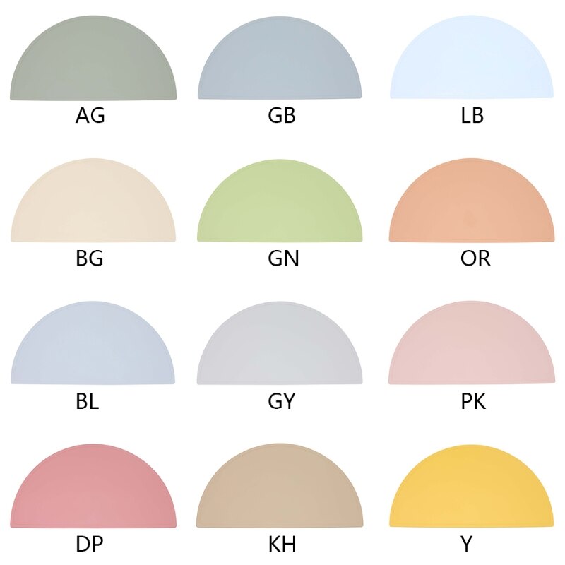 Baby Siliconen Placemat Herbruikbare Antislip Tafel Mat Baby Eettafel Pad Voor Kid
