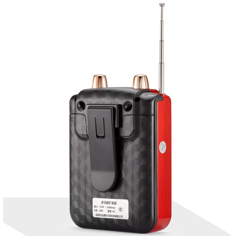 10w tuki 3 18650 akku bluetooth megafonikaiutin tf usb fm radio äänen tallennustoiminto äänenvahvistin
