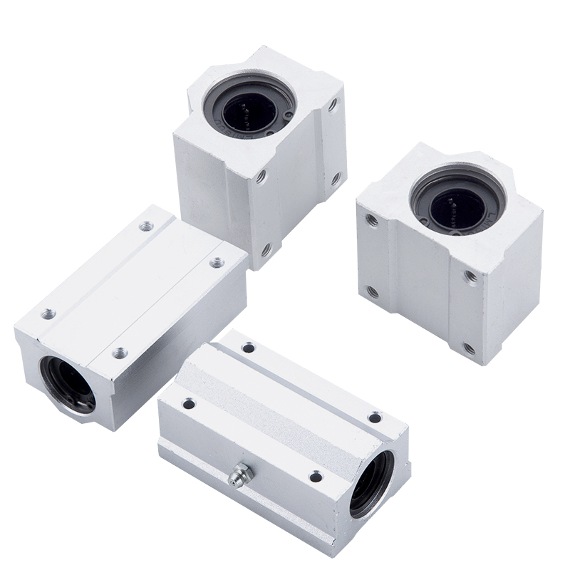4 Uds. SCS 6/8/10/12/13/16/20/25/30 UU/ LUU unidades de deslizamiento lineare de bolas bloque de rodamiento CNC Router 3D