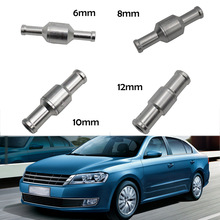 6-12mm Inline One-way Non-return Check Valve Fuel/Water/Gas/Air/Vacuum Aluminum Car-Styling Car Accessories