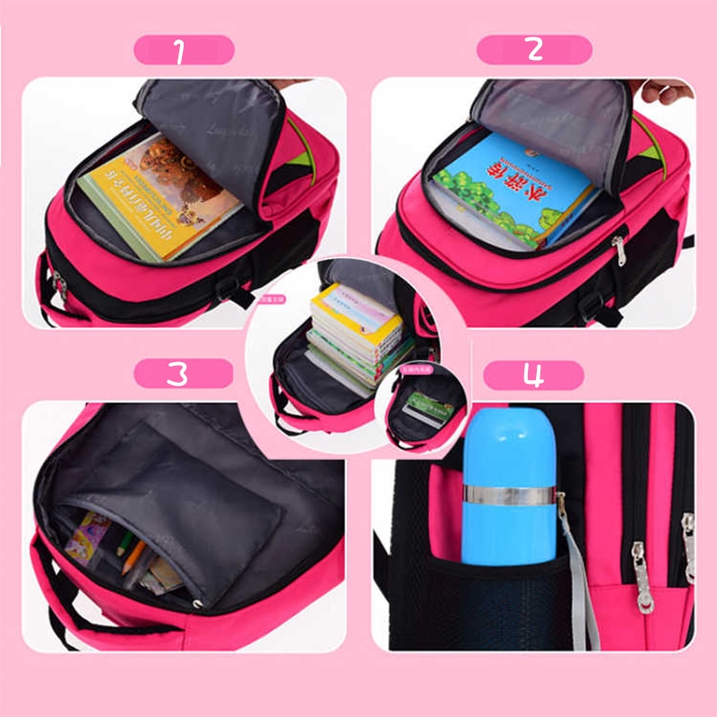 Kinderen Schooltassen Voor Jongens Basisschool Waterdichte Rugzakken Kind Schooltas Voor Meisje Orthopedische Bookbags Grade 1-3-6 Grote