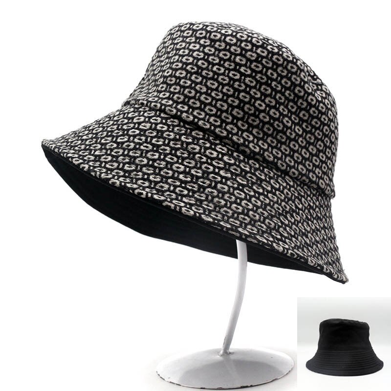 Fibonacci emmerhoeden geruite platte bob hoed voor dames heren casual positief negatief kan panama herfst wintermuts dragen: 2