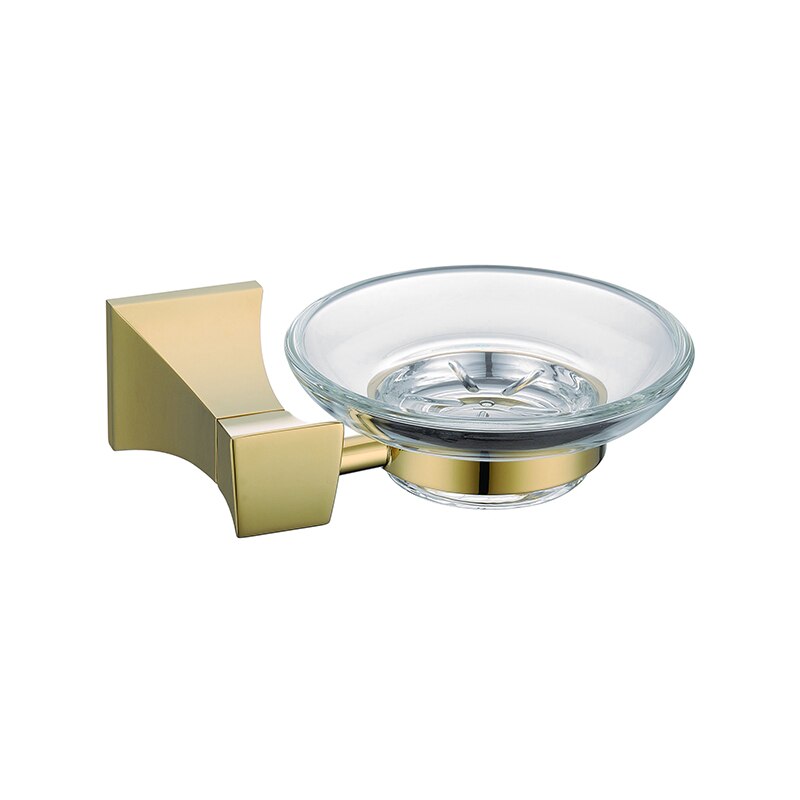 Gold Badezimmer Zubehör einstellen Wc Pinsel Halfter Papier Halfter Zauberstab Montiert Handtuch Riegel Gestell Seife Tasse Halfter Schlecht Hardware-: Seife Gericht