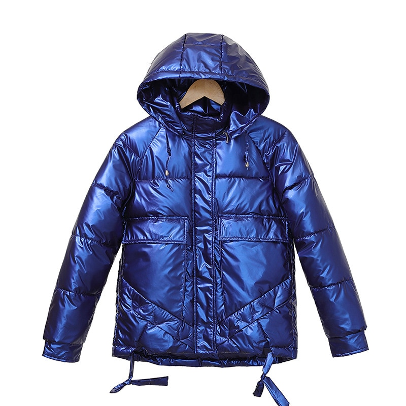 Tiener Meisjes Winter Jassen Parka Kids Mode Losse Winter Jas Katoen Gewatteerde Jas Kinderen Warme Dikke Hooded Heldere Bovenkleding