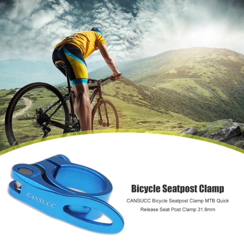 Classic Delicate Fiets Zadelpen Klem Multifunctionele Aluminium Quick Release Zadelpenklem Fiets Accessoire