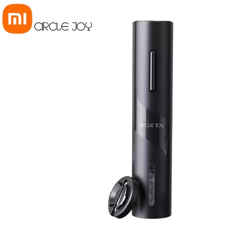 Xiaomi Cirkel Vreugde Smart Elektrische Fles Wijn Opener Set Automatische Corkscrew Stopper Rode Wijn Keuken Accessoires Gereedschap 4 In 1
