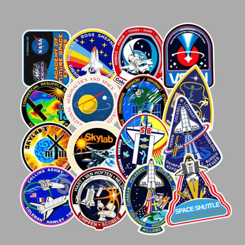45Pcs Outer Space Computer Sticker Laptop Pad Phone Decoration Decals Waterproof Refrigerator Skateboard Sticker For Notebook