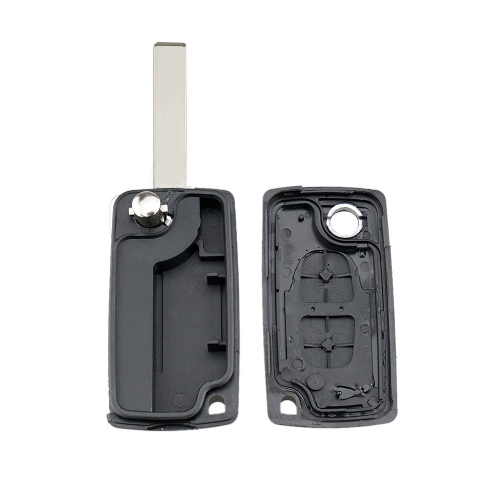 02B convient pour Peugeot 3008 5008 2 bouton télécommande clé housse coque gousset Ce0523 Hu83 coque couverture clé protecteur