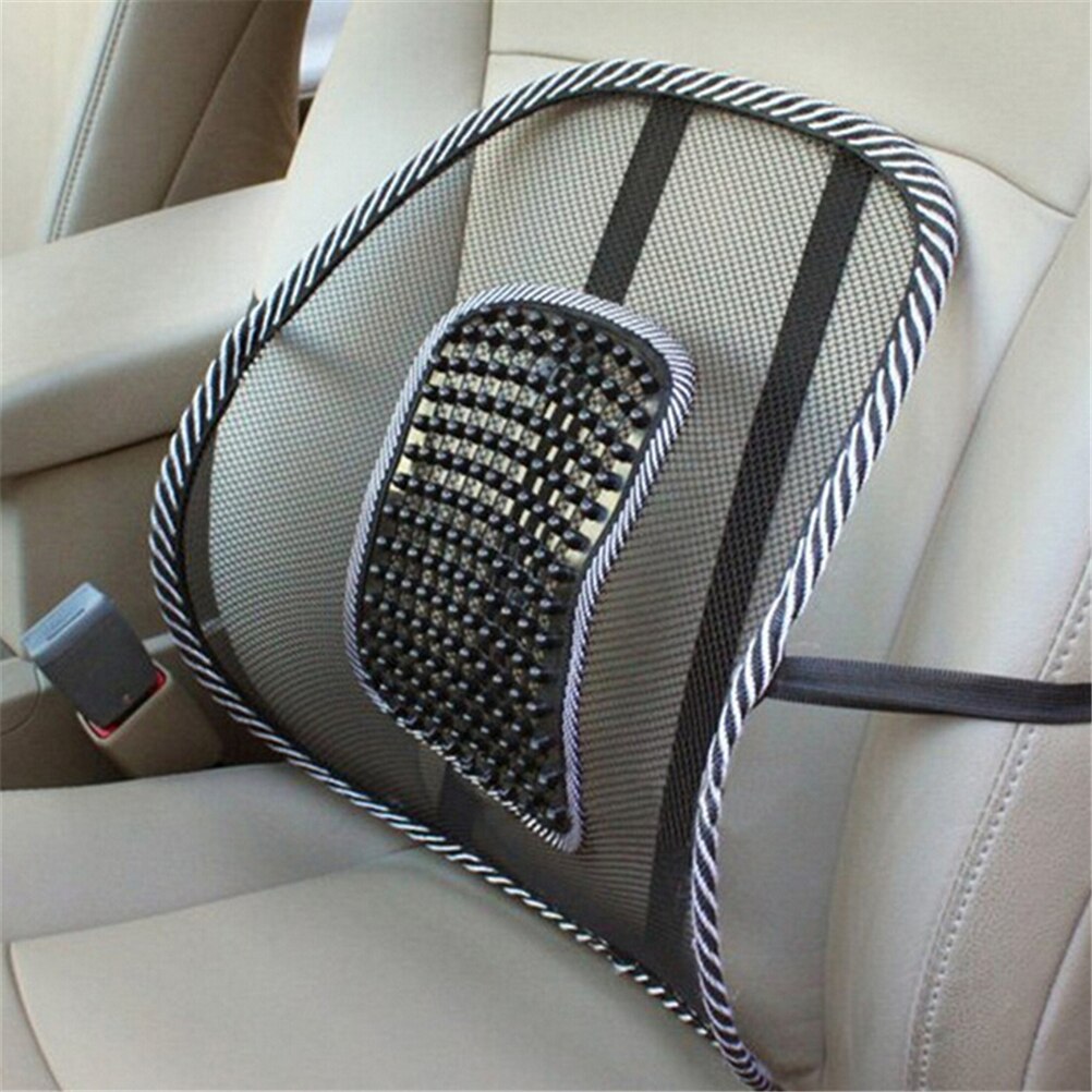 Car Seat Office Chair Back Cushion Massage Mesh Pad Relief for Toyota Yaris Tundra Tacoma RAV4 Corolla Aygo Avalon Auris