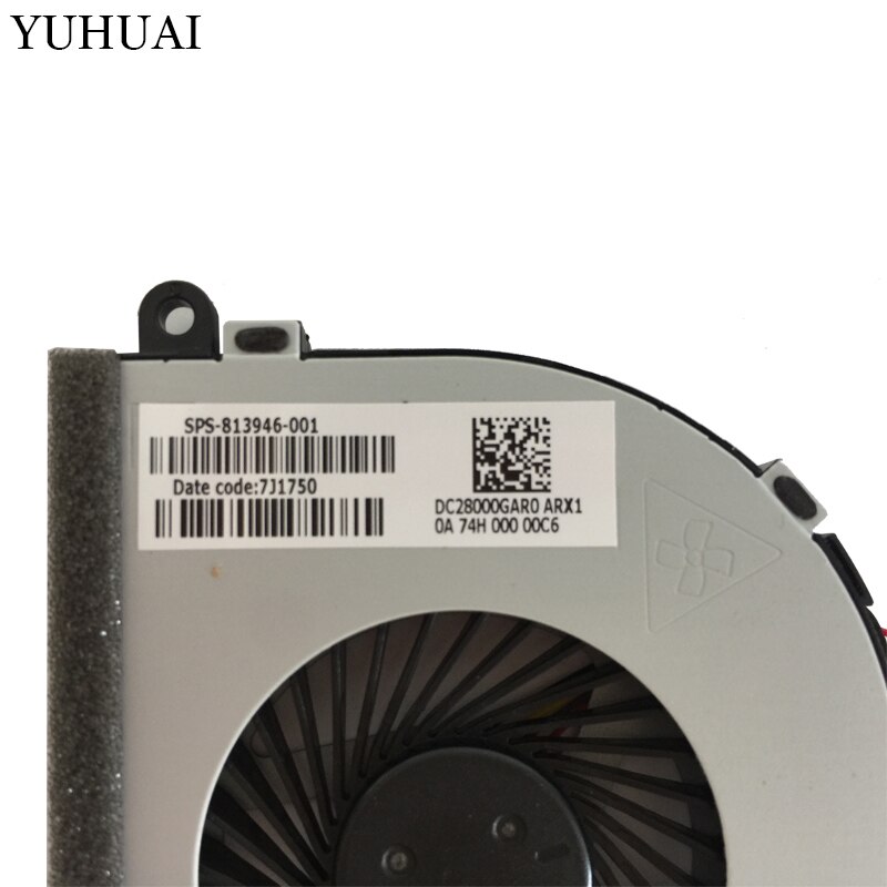 Ventilador de refrigeración de la CPU, para HP 250 G4 255 G4 256 G4 250 G5 255 G5 256 G5 TPN-C125 15-AC 15-AY 15-AF 15-BA SERIES